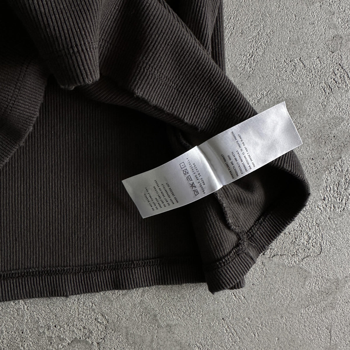 Débardeur côtelé délavé Broken P pour homme