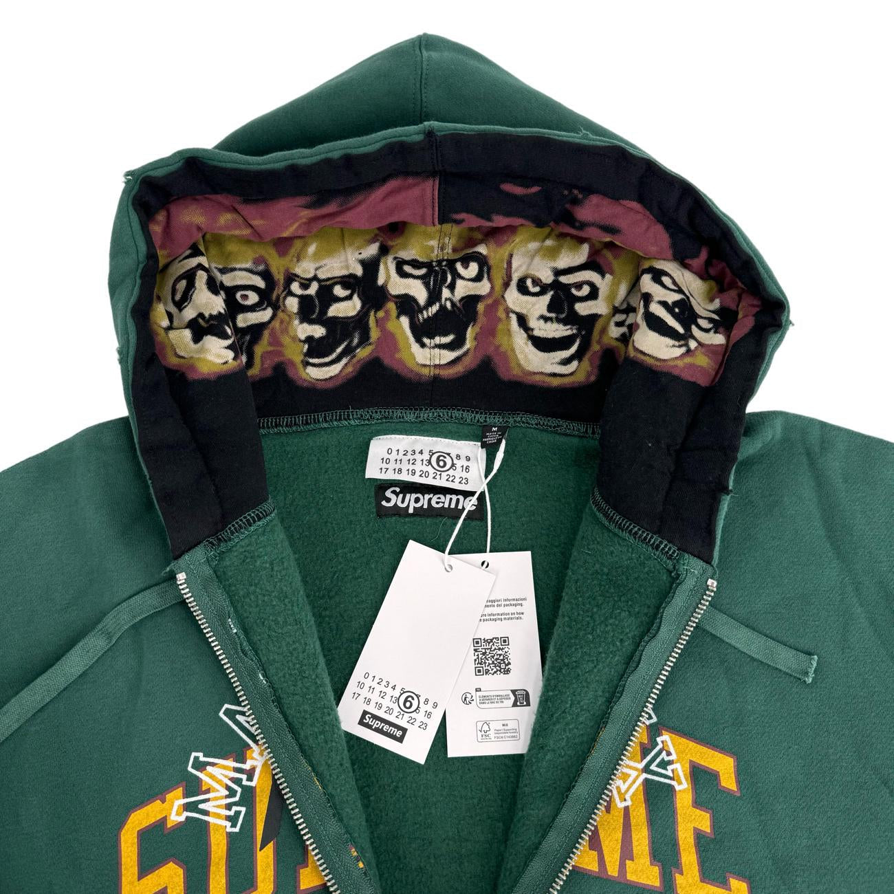 Sweat à Capuche Zippé Supreme MM6 Maison Margiela