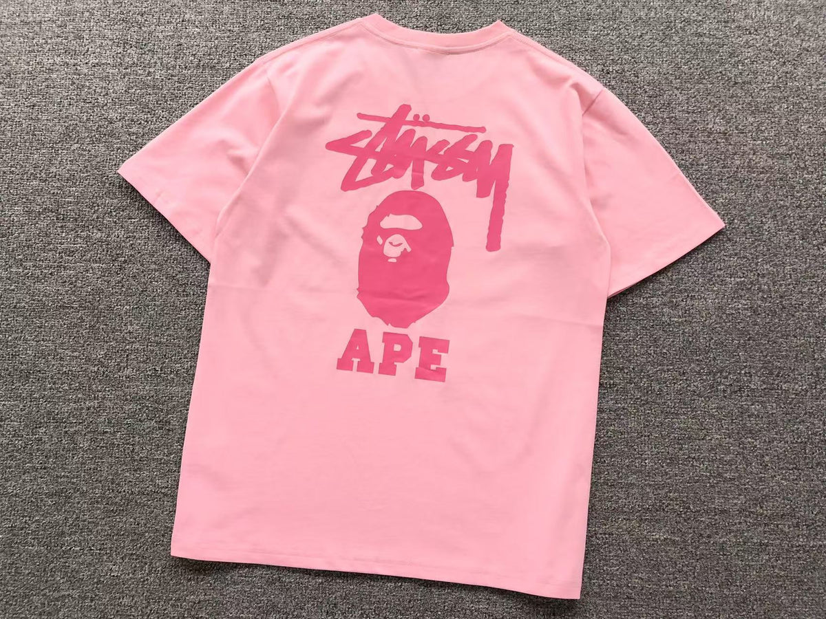 T-shirt Bape x Stussy