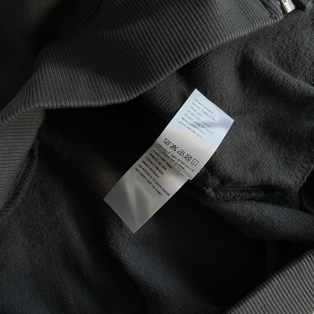 Sweat à capuche zippé Broken P Skeleton