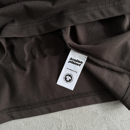 Broken P Heartess Love Tshirt-mocha