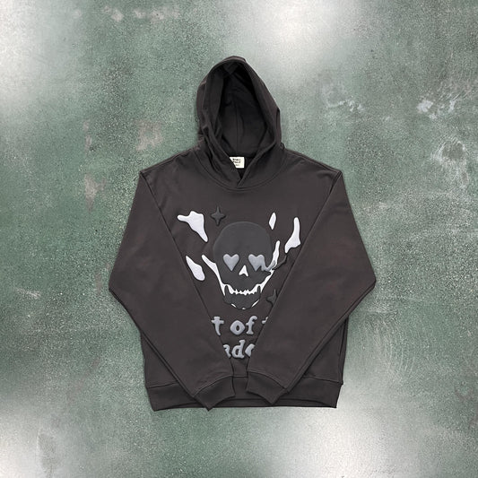 Broken P Heart Skull Hoodie