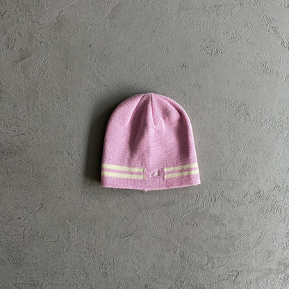 Bonnet à rayures en tricot Corteiz - Rose