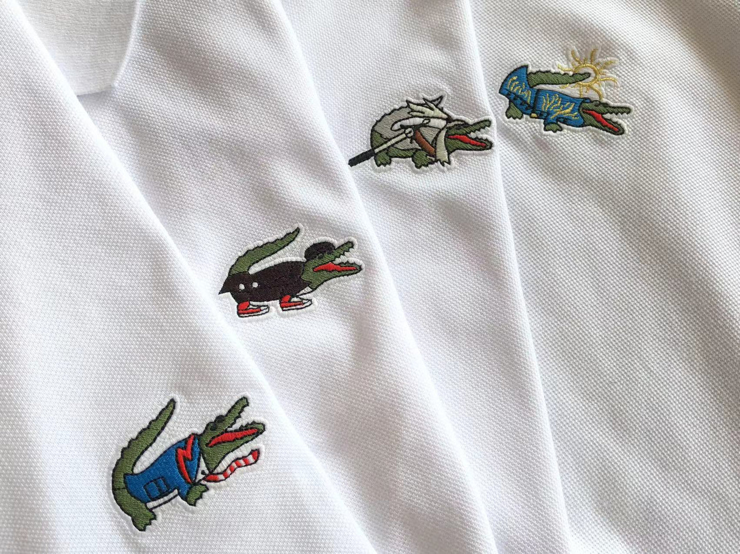 Collection de polos Lacoste x Netflix