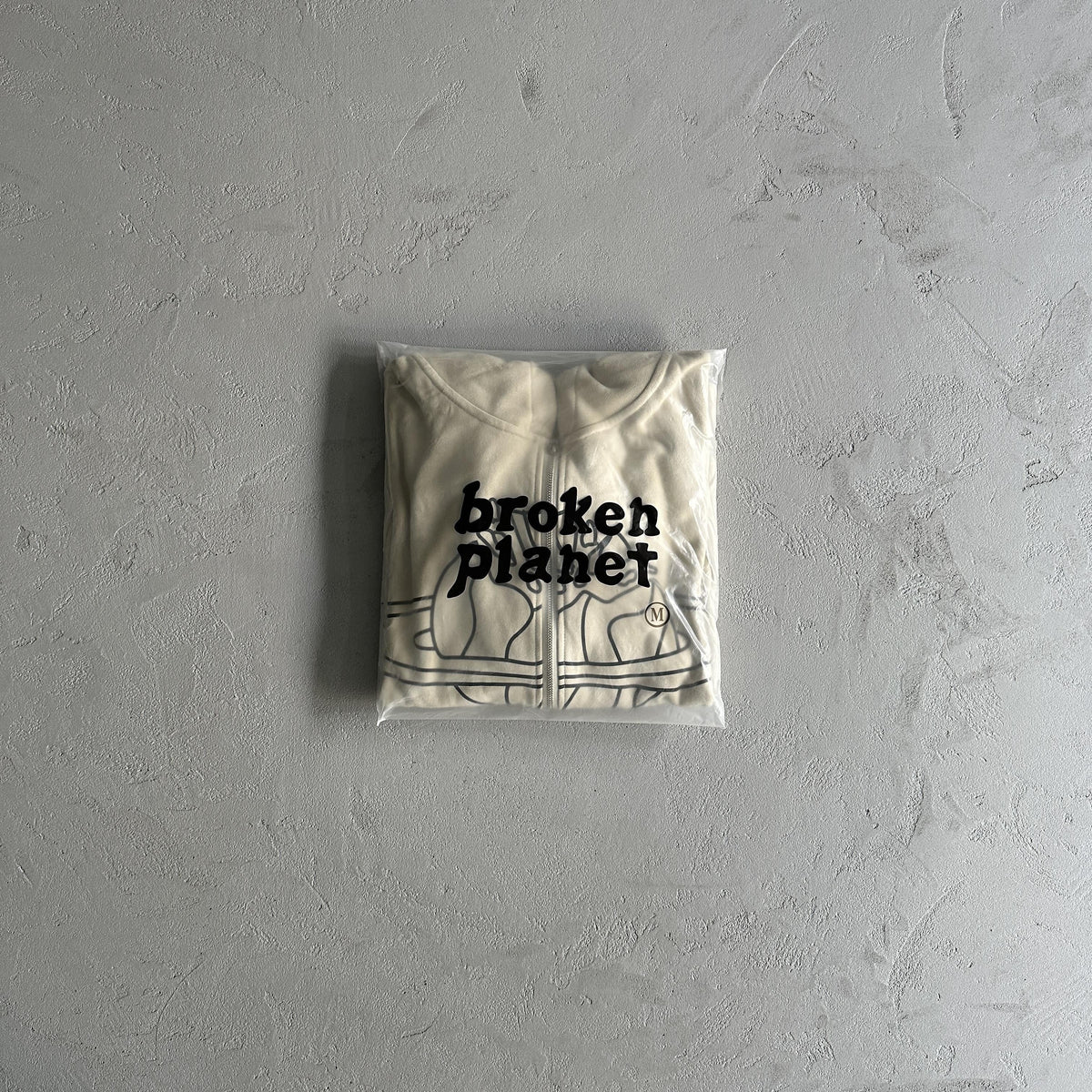Sweat à capuche zippé Broken P Planet