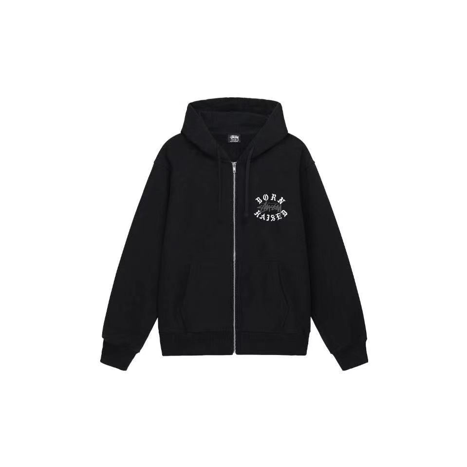 Stussy x Born & Raised sweat à capuche zippé