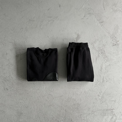 Synaworld Round Neck Suit Black