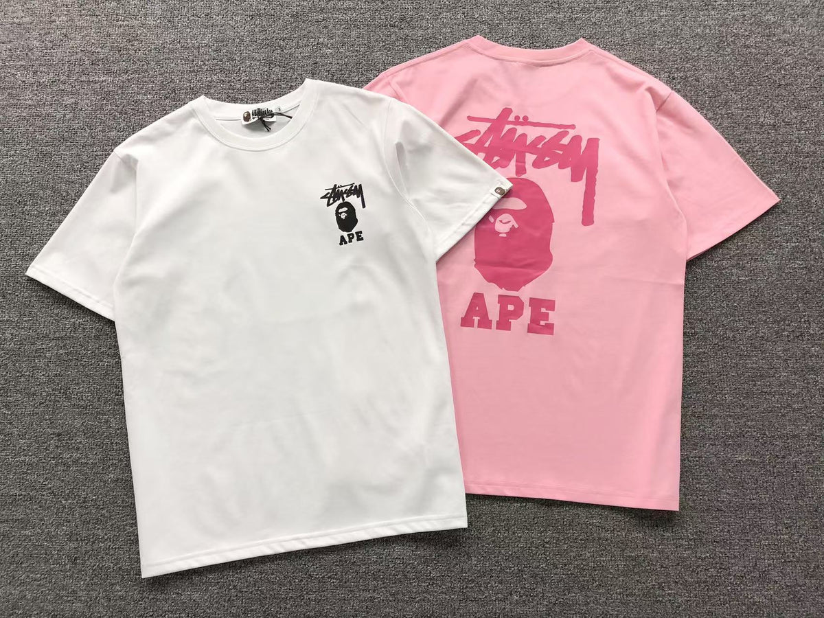T-shirt Bape x Stussy
