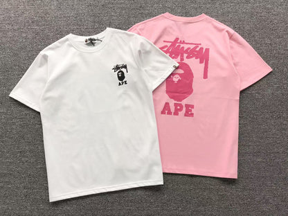 T-shirt Bape x Stussy