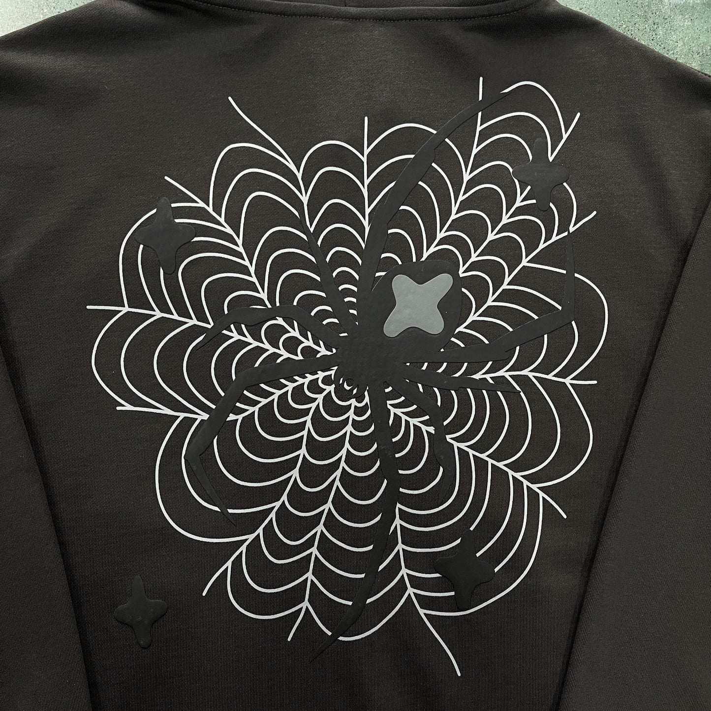 Broken P Spider Zip Up Hoodie