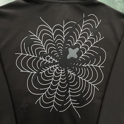 Broken P Spider Zip Up Hoodie