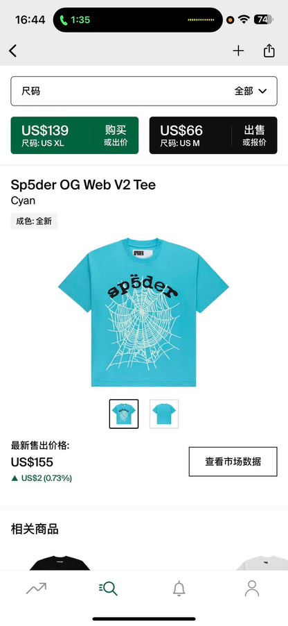 T-shirt Sp5der 1:1