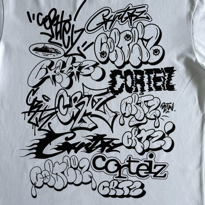 T-shirt Street Graffiti Corteiz