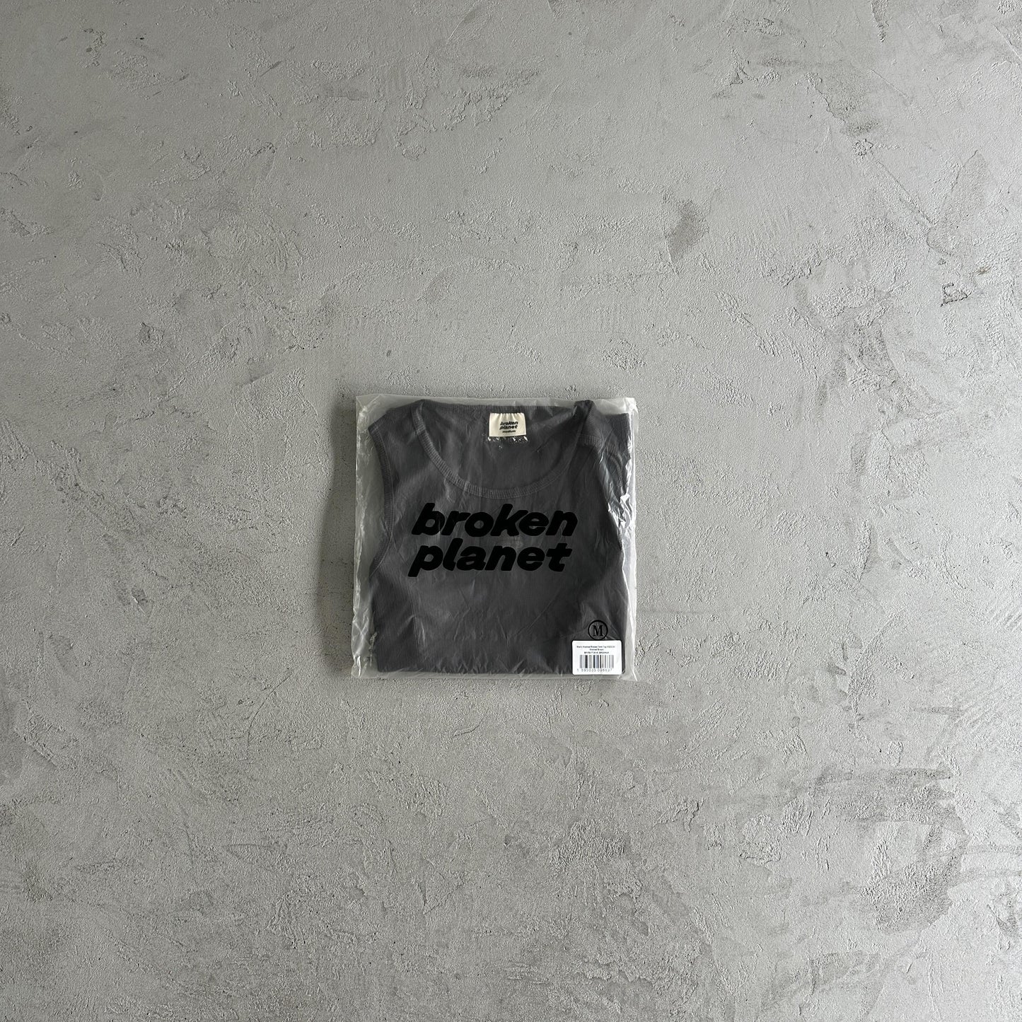 Débardeur côtelé délavé Broken P pour homme