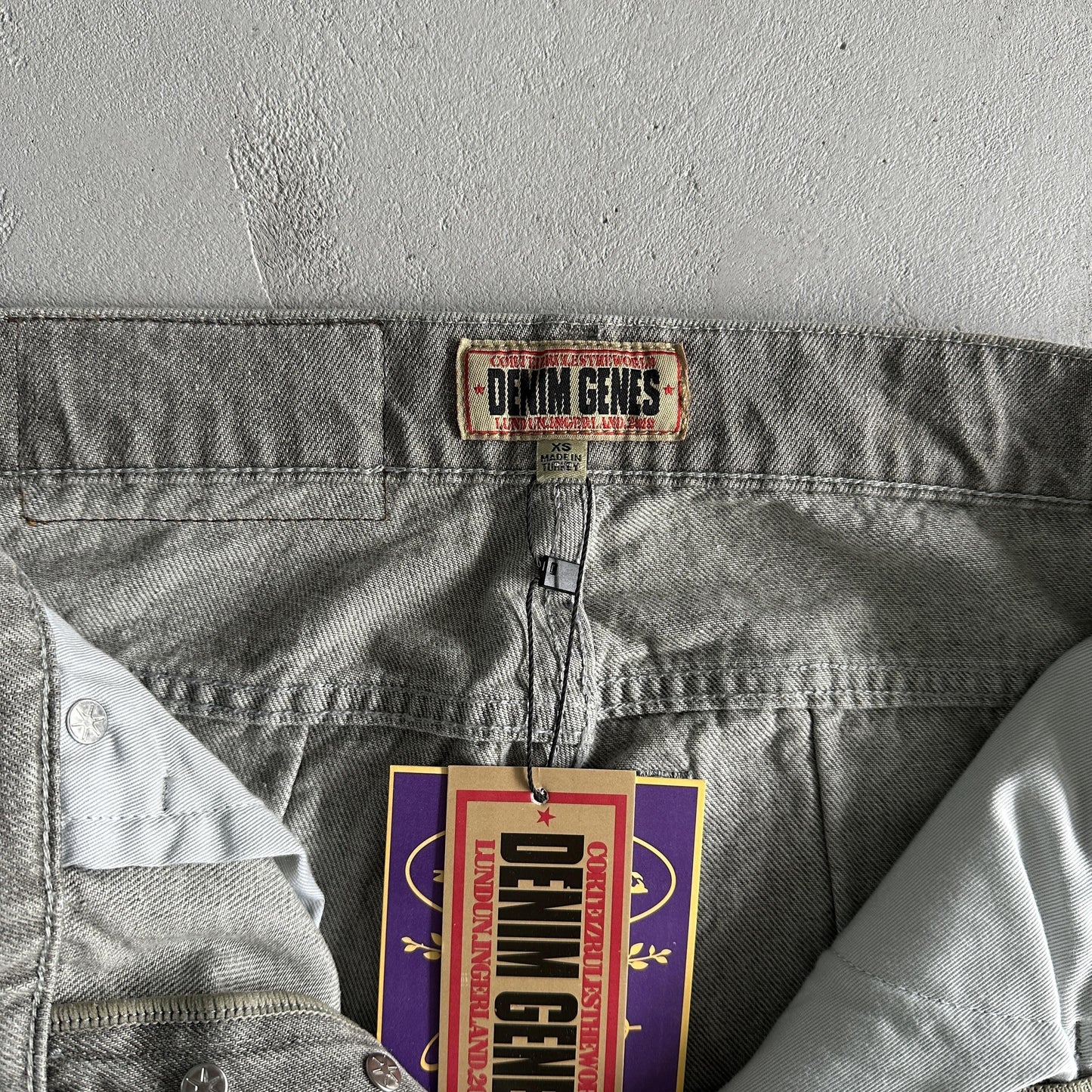 Corteiz Jean en denim gris