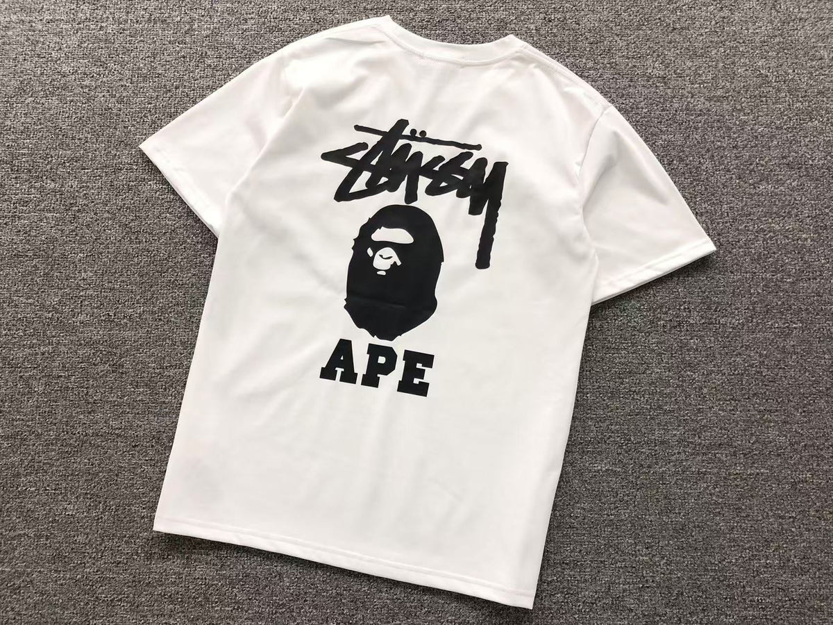 T-shirt Bape x Stussy