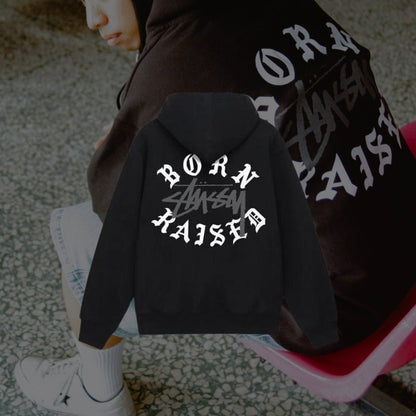 Stussy x Born & Raised sweat à capuche zippé