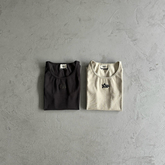 Broken P Mens Washed Ribbde Tank Top