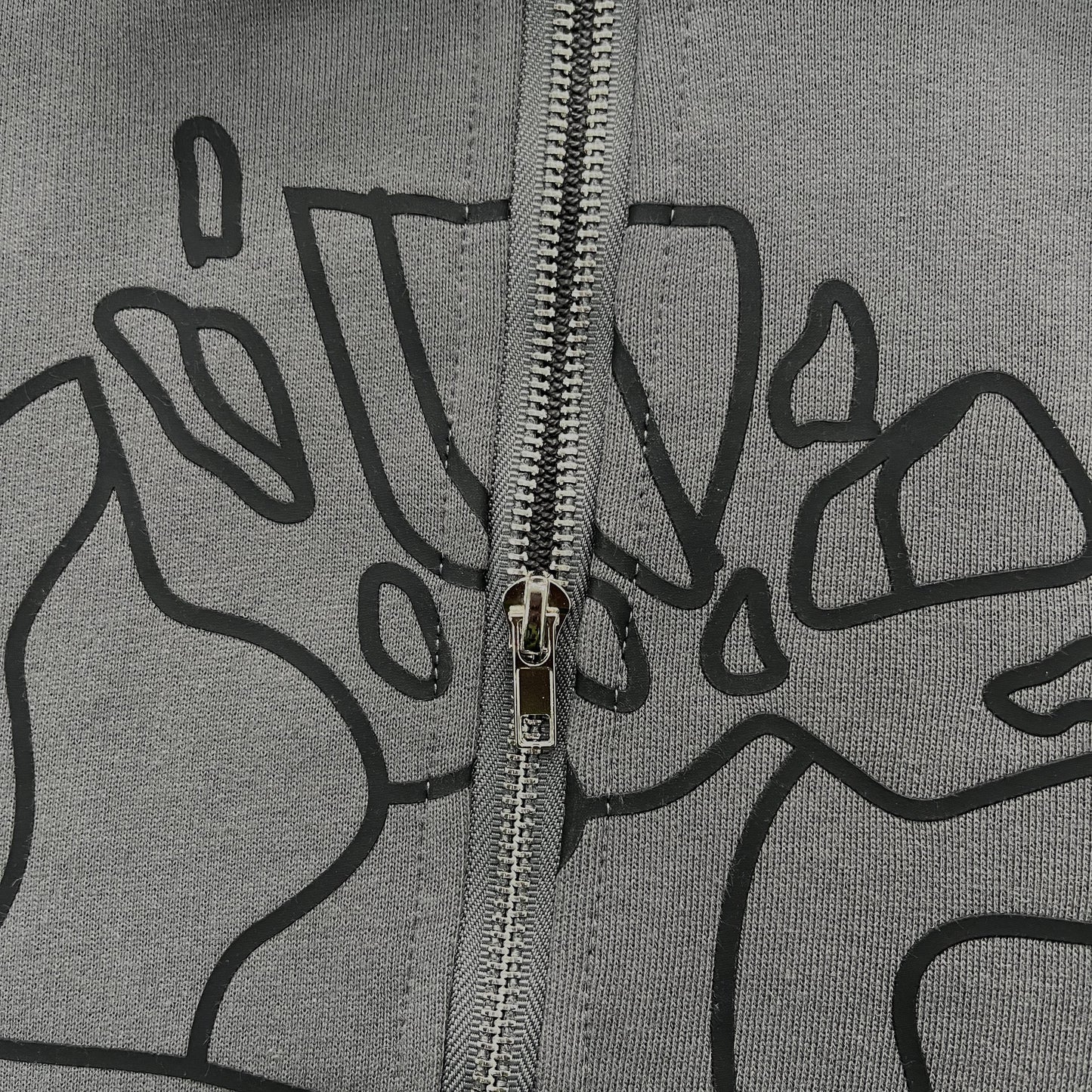 Sweat à capuche zippé Broken P Planet