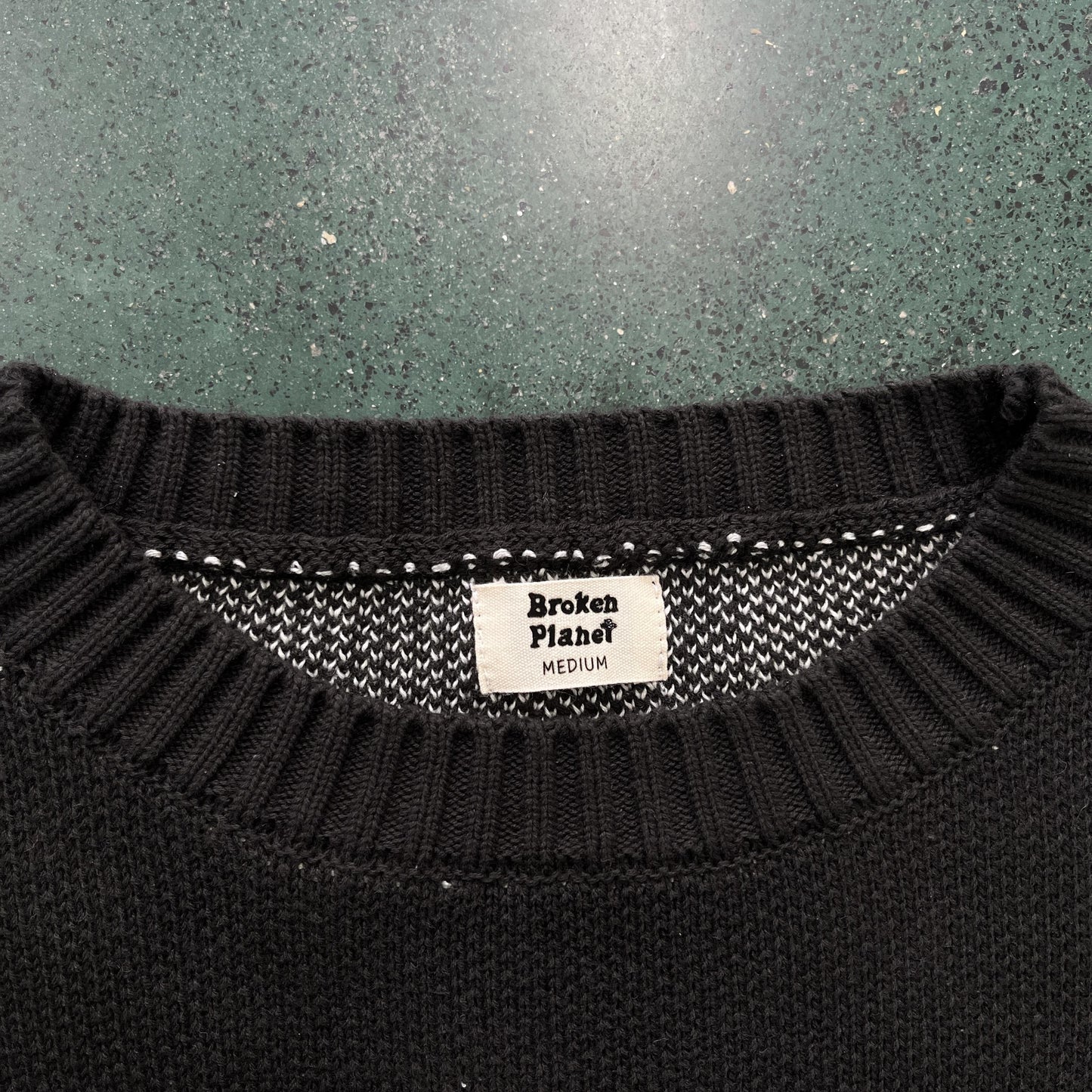 Broken P Skull Heart Sweater