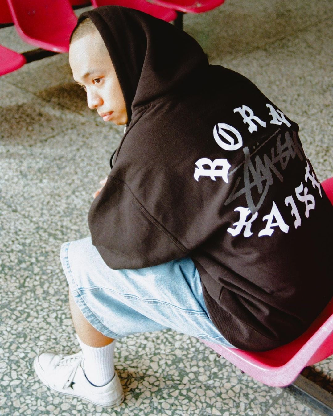 Stussy x Born & Raised sweat à capuche zippé