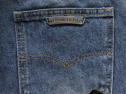 Short en jean Chrome Hearts