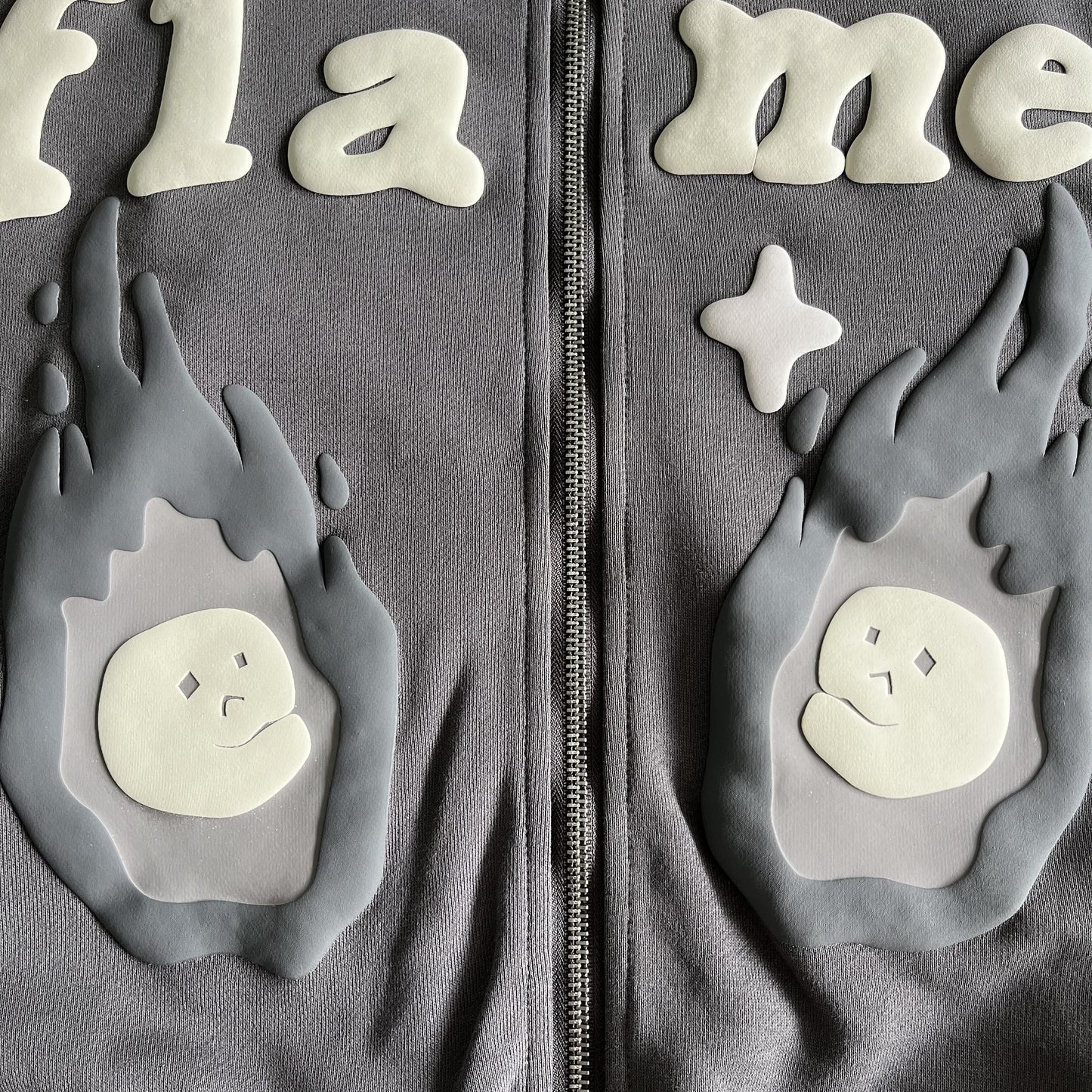 Broken P Twin Flames Zip Up Hoodie