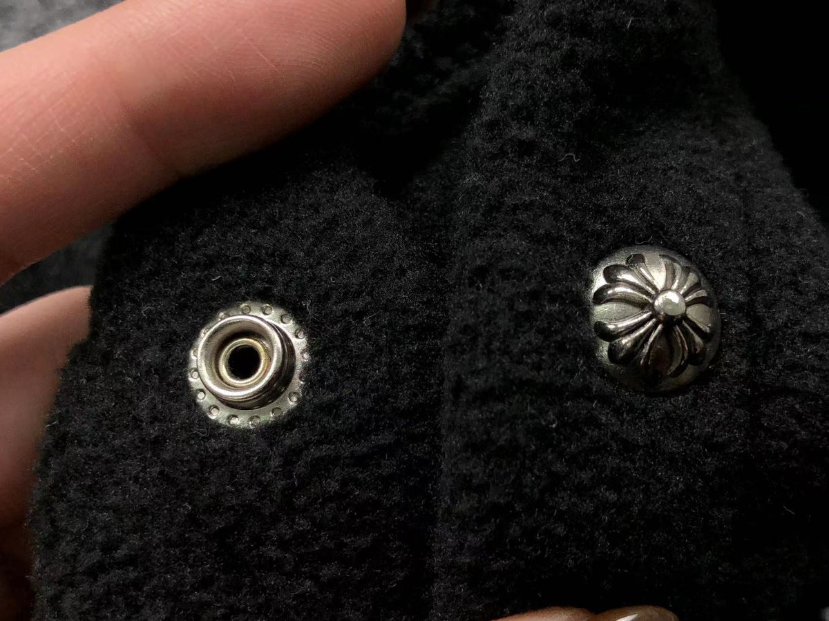 Sweat à capuche polaire Chrome Hearts