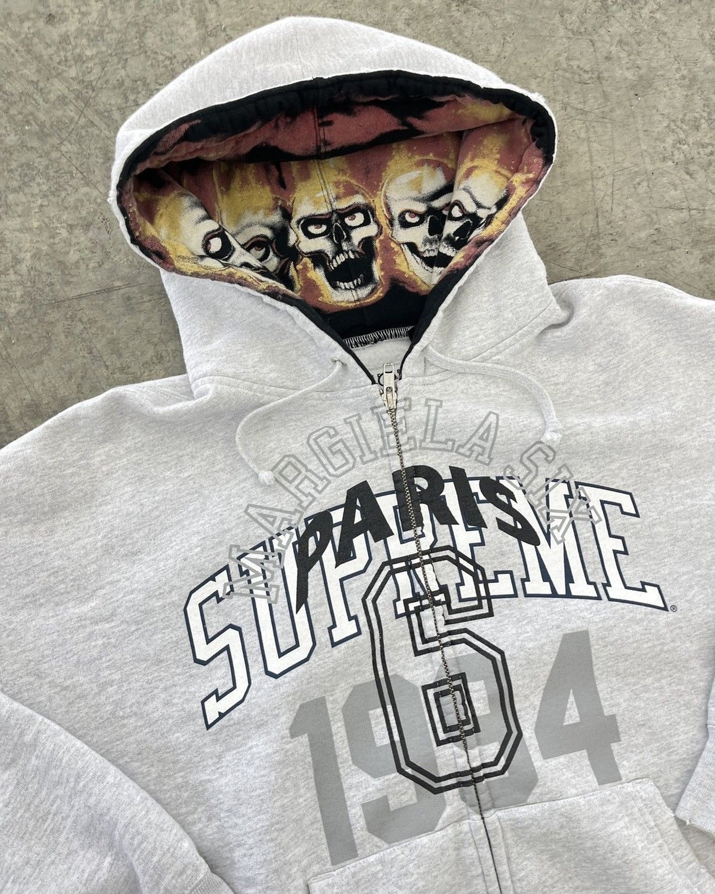 Sweat à Capuche Zippé Supreme MM6 Maison Margiela