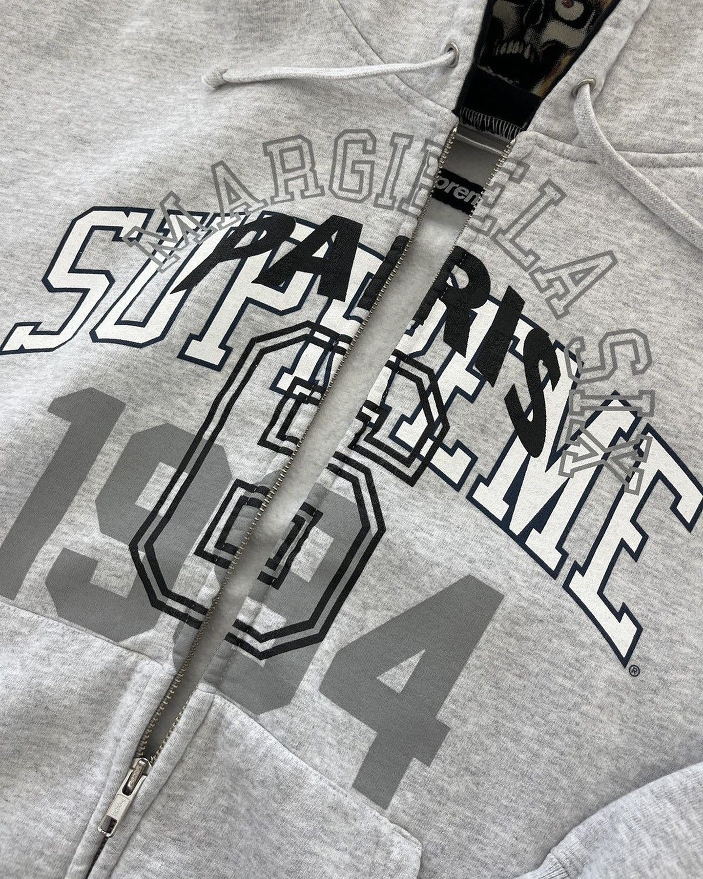Sweat à Capuche Zippé Supreme MM6 Maison Margiela
