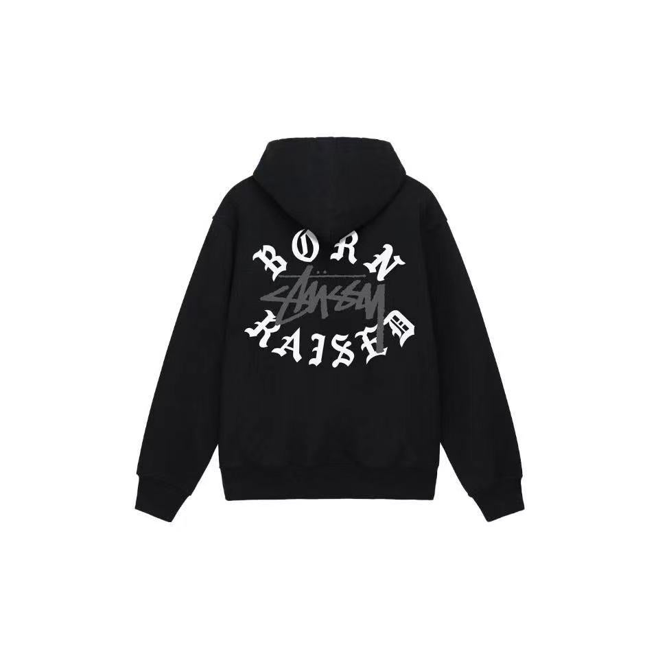 Stussy x Born & Raised sweat à capuche zippé
