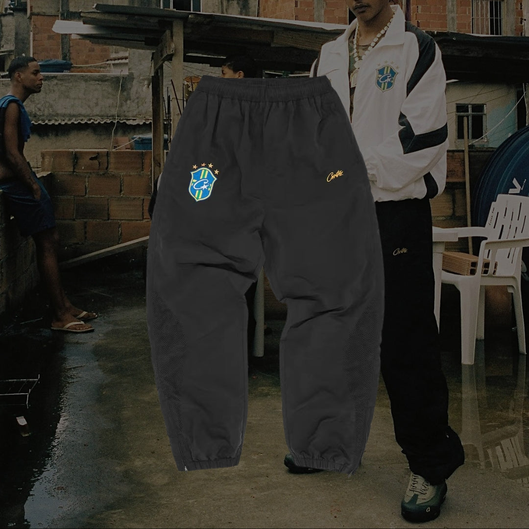 Pantalon de survêtement Corteiz x Brasil