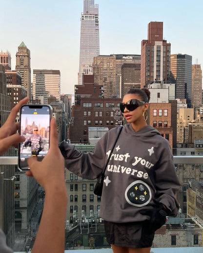 Broken P Universe Black Hole Hoodie