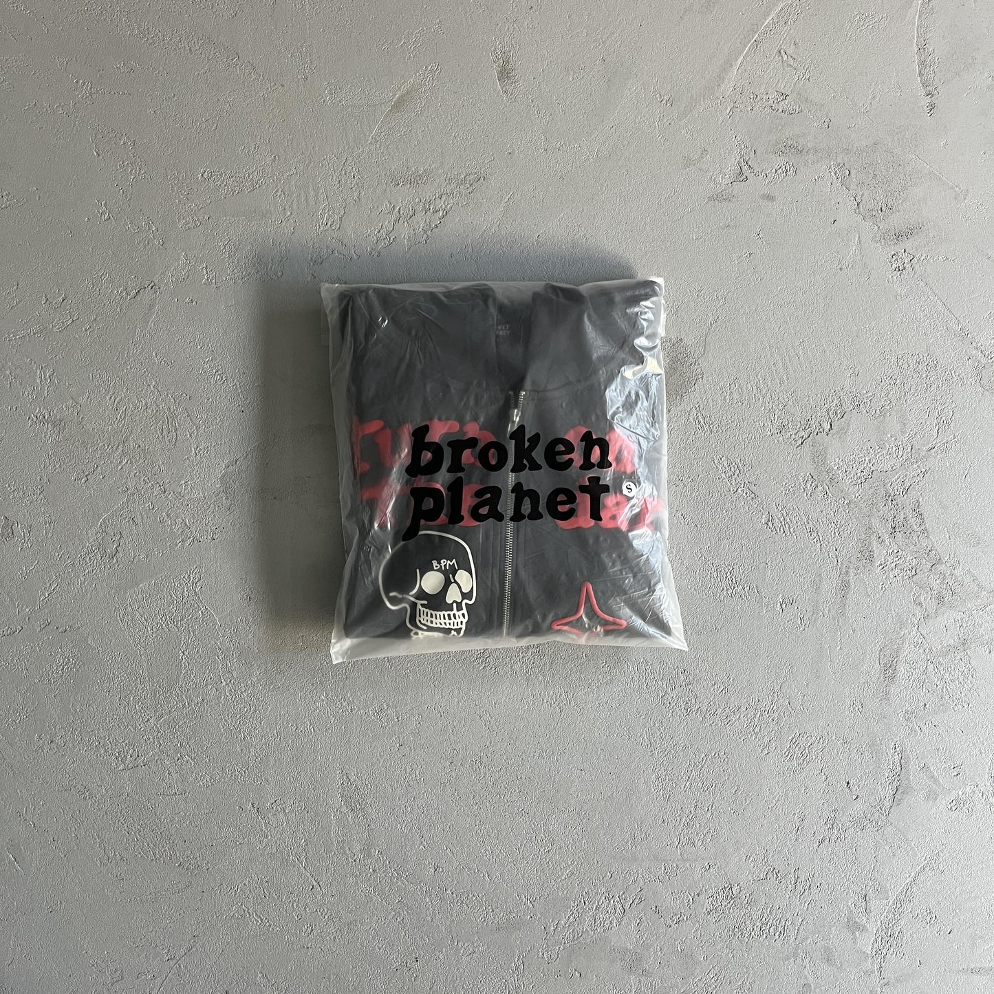 Sweat à capuche zippé Broken P Skeleton