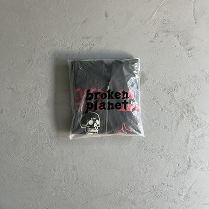 Sweat à capuche zippé Broken P Skeleton