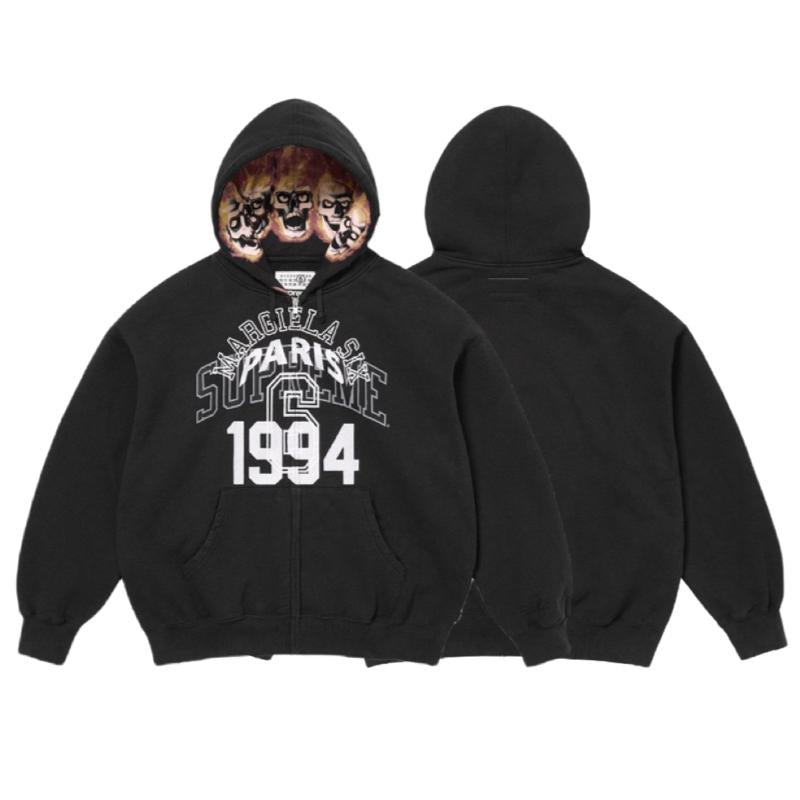 Sweat à Capuche Zippé Supreme MM6 Maison Margiela