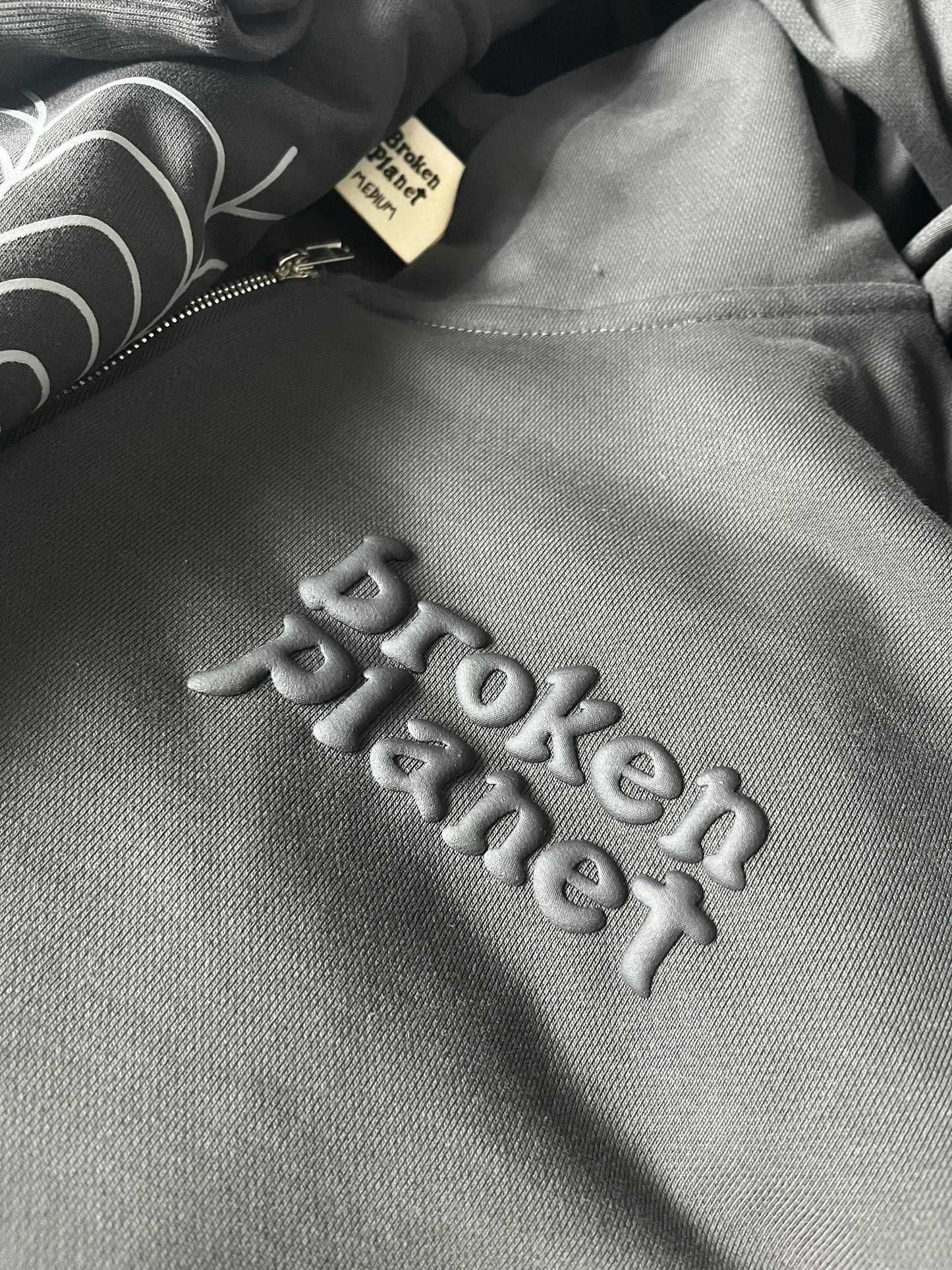 Broken P Spider Zip Up Hoodie