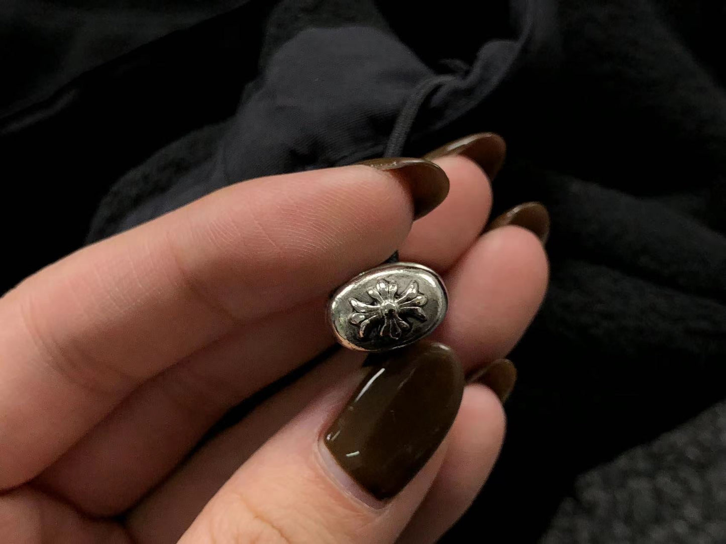 Sweat à capuche polaire Chrome Hearts