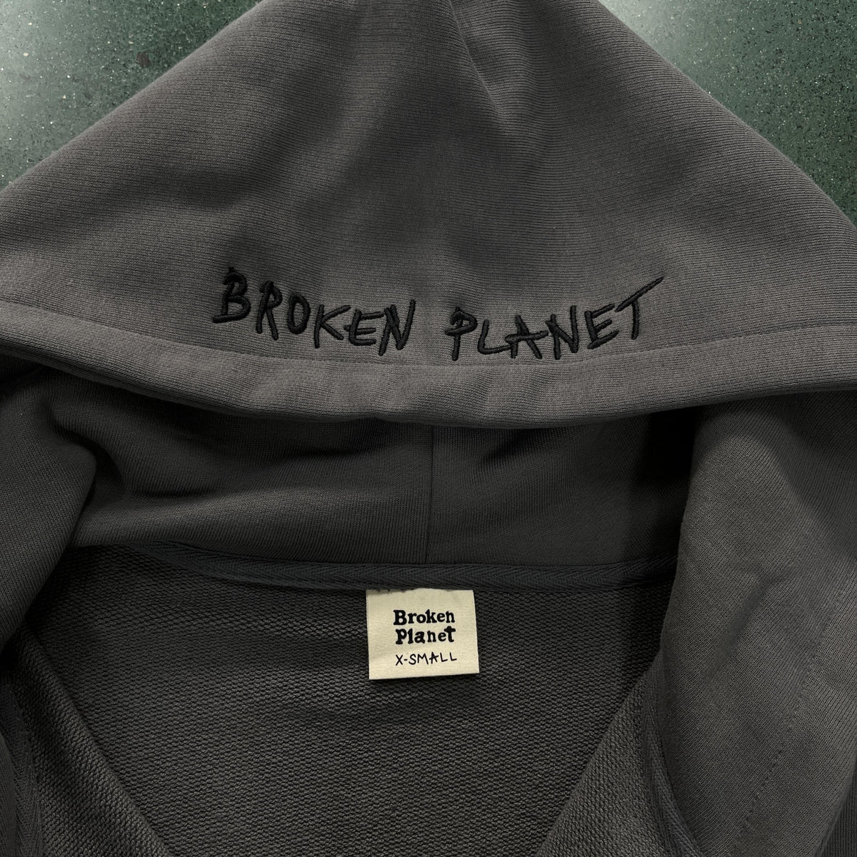 Sweat à capuche zippé Broken P Planet