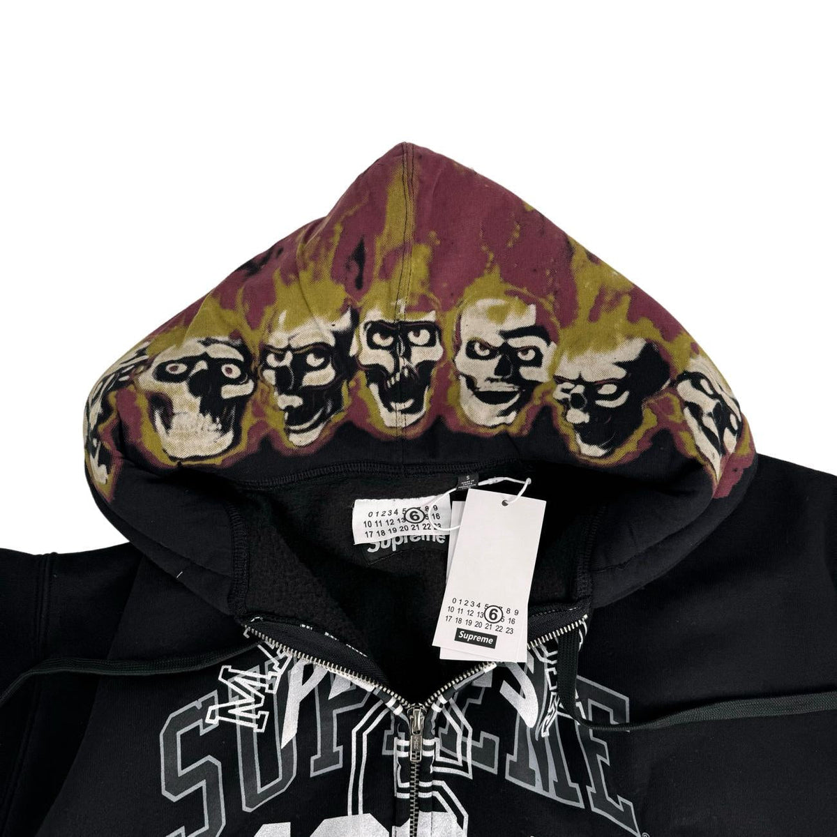 Sweat à Capuche Zippé Supreme MM6 Maison Margiela