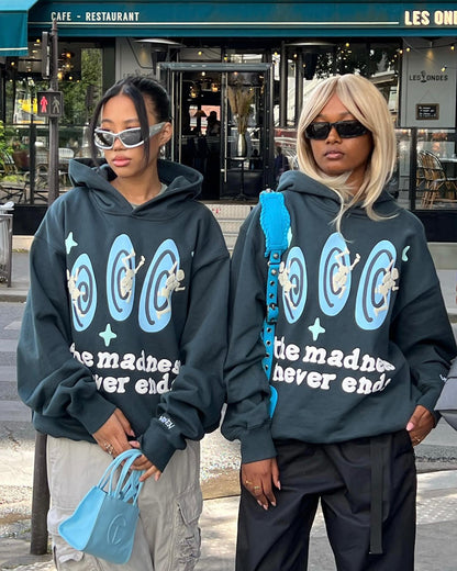 Sweat à capuche Broken P The Madness Never Ends