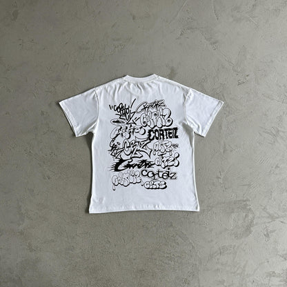 T-shirt Street Graffiti Corteiz