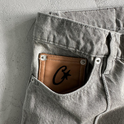 Corteiz Jean en denim gris