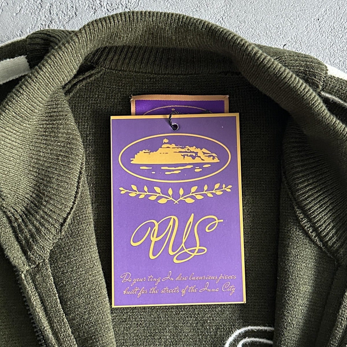 Polaire tricotée zippée Corteiz