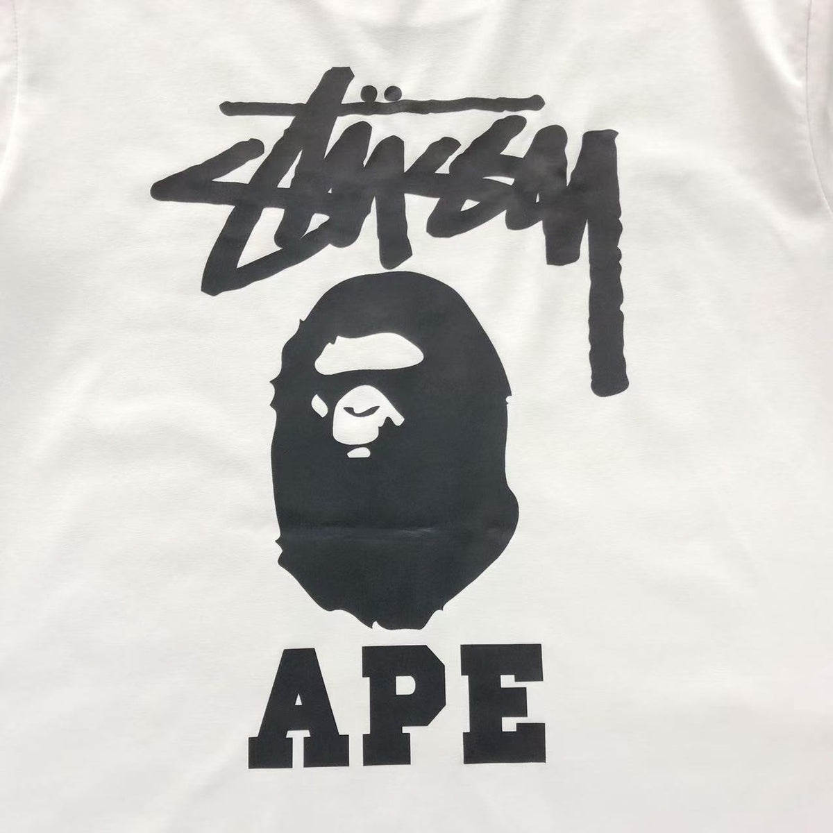 T-shirt Bape x Stussy