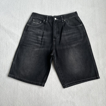 Broken P Denim Jeans Shorts