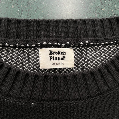 Broken P Skull Heart Sweater