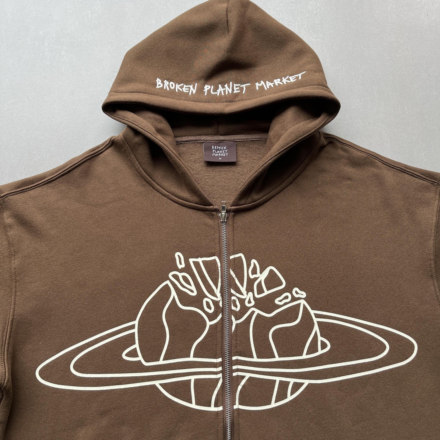 Broken P Market Arctic Zip Up Hoodie