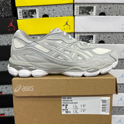 ASICS Gel-NYC Crème et Gris Nuage