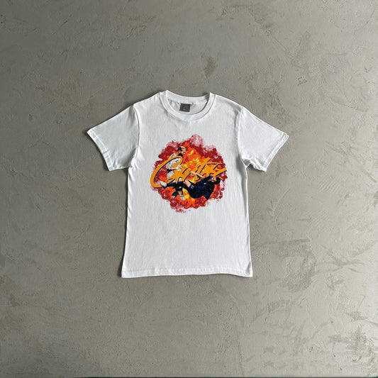 T-shirt Corteiz Football Flames